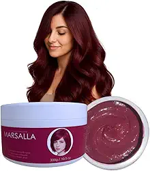 Máscara Tonalizante Marsala Sem Amonia 300g Resultado 100% Natural com Hidratação