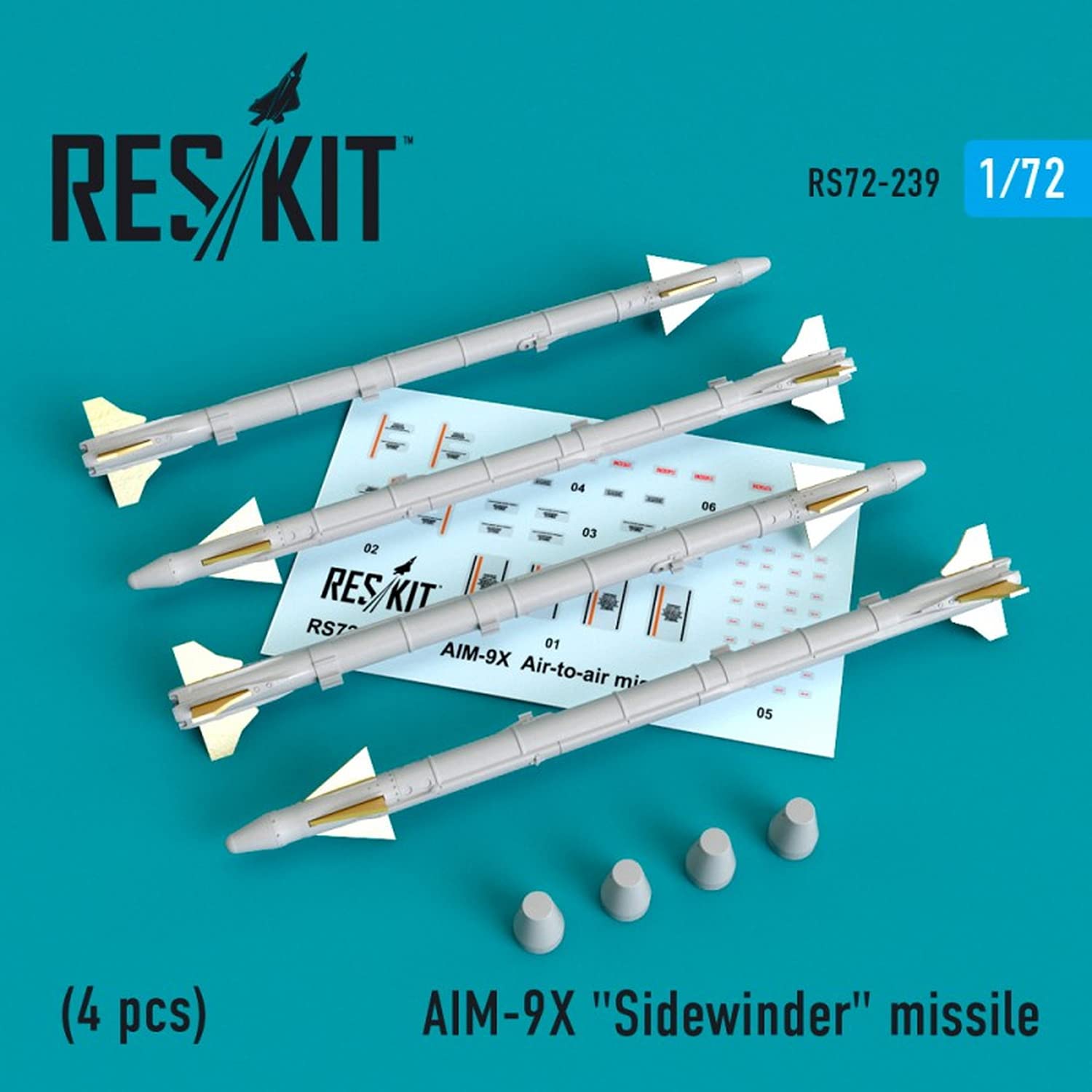 Amazon | レスキット 1/72 AIM-9X サイドワインダーミサイル w