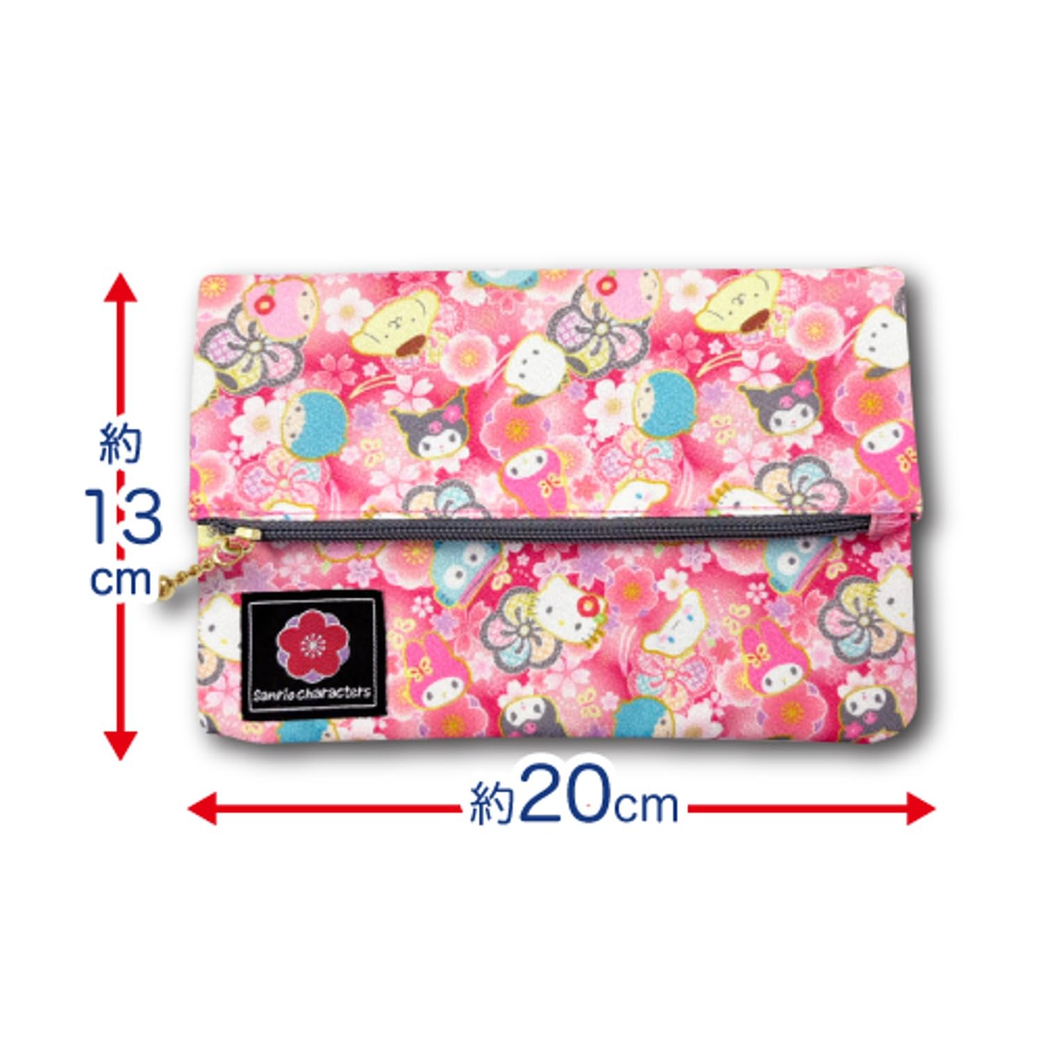 Amazon.co.jp｜畑山商事 フリーポーチ 和柄 サンリオ