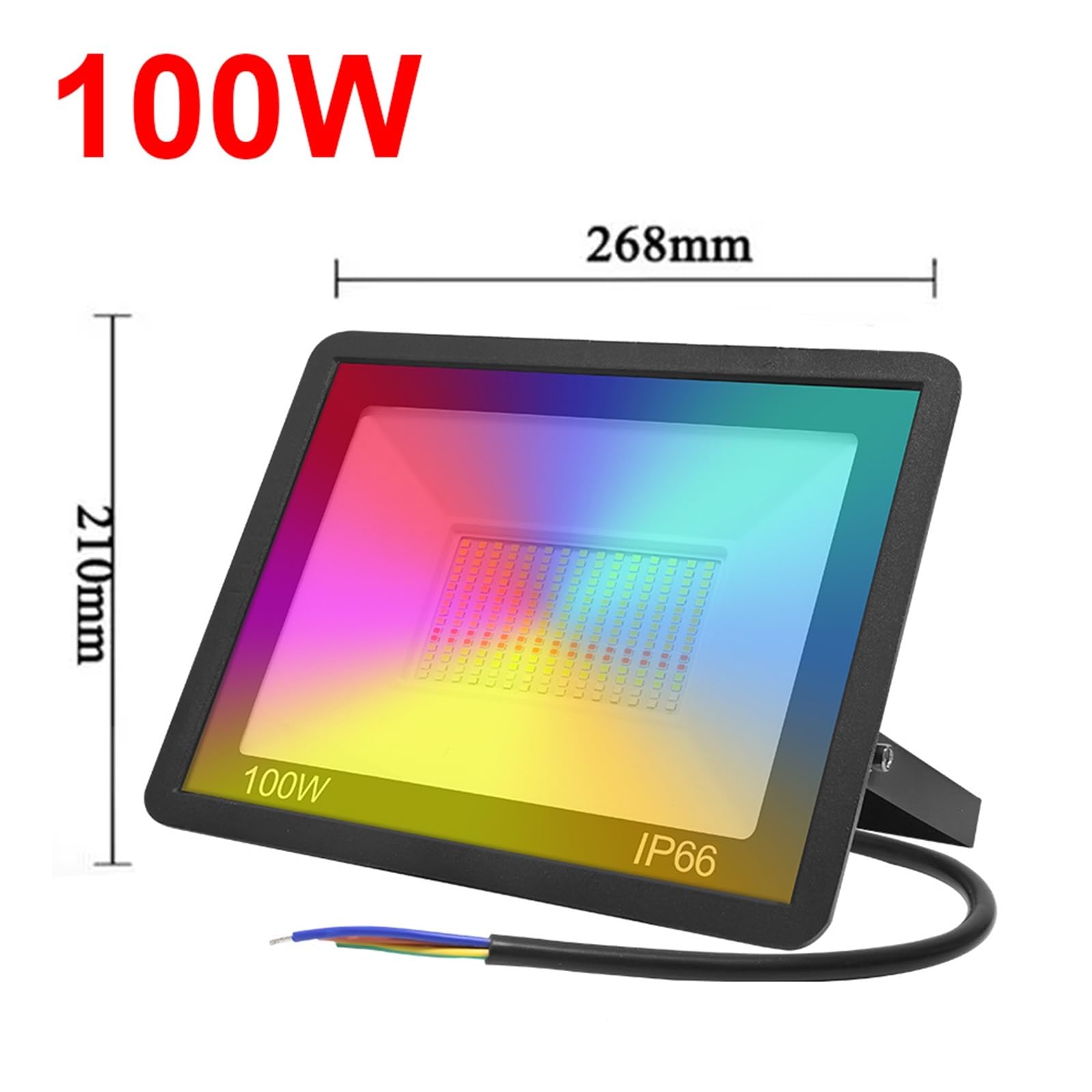 Fari LED da Esterno, Smart LED 30W 50W 100W Luce di Inondazione RGB Faretto for Esterni Lampada da Parete Tuya Control Proiettore A LED