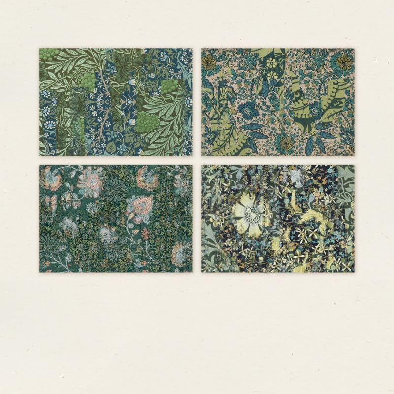 Kit de papel para álbumes de recortes, color verde esmeralda, collage de papel, diario, planificador, materiales, suministros de decoración de