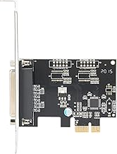 PCIE to Parallel Port Card Print LPT PCI-E Printer Adapter DB25 Expansion with Low Profile Bracket, PCI Converter Controller for Printers, Programmers, Scanners