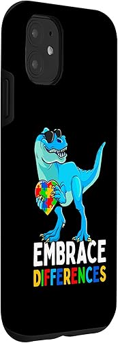 Miniatura 3 de Funda de rompecabezas de dinosaurio para iPhone 11 para niños y niños