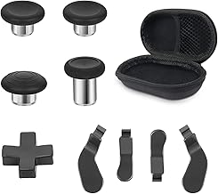 Component Pack for Xbox Elite Wireless Controller Series 2 Core,Xbox Elite 2 Core Controller Accessories,Includes 4 Metal Magnetic Thumbsticks,4 Pcs Interchangeable Paddles,1 D-Pad (Black)