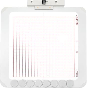 Embroidex Magnetic Metal SQ20B Embroidery Hoop 7.9" x 7.9" 200x200mm for Janome MC550E MC500E MC400E & Elna Expressive 830 - Replacement for #864412001 MAG