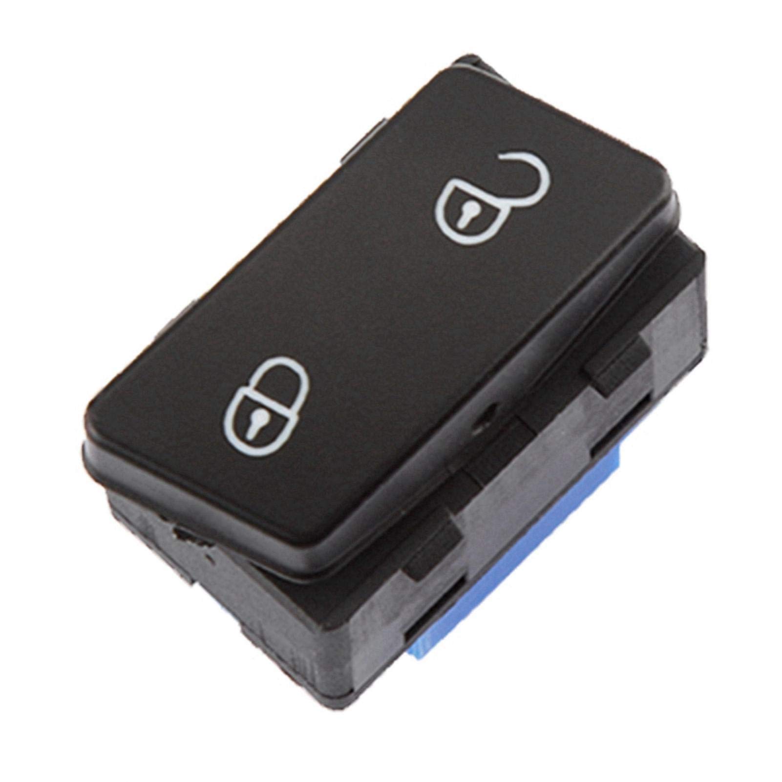 Coche Control remoto universal Kit de bloqueo de la puerta central Bloqueo central de la puerta Botón de control del interruptor de desbloqueo para 1T0962125B
