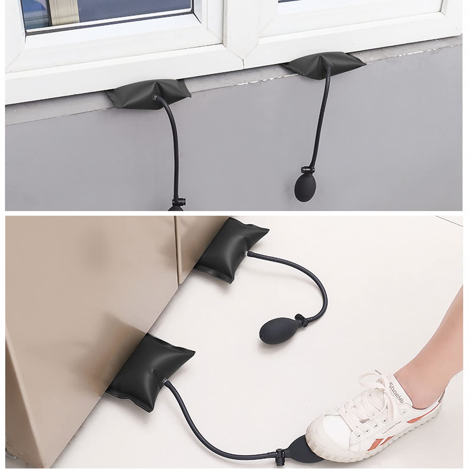 Kit 6 Cuscini Gonfiabili Per Montaggio - Cunei D'Aria Per Finestre, Mobili E Auto - Sollevano Fino A 200 Kg