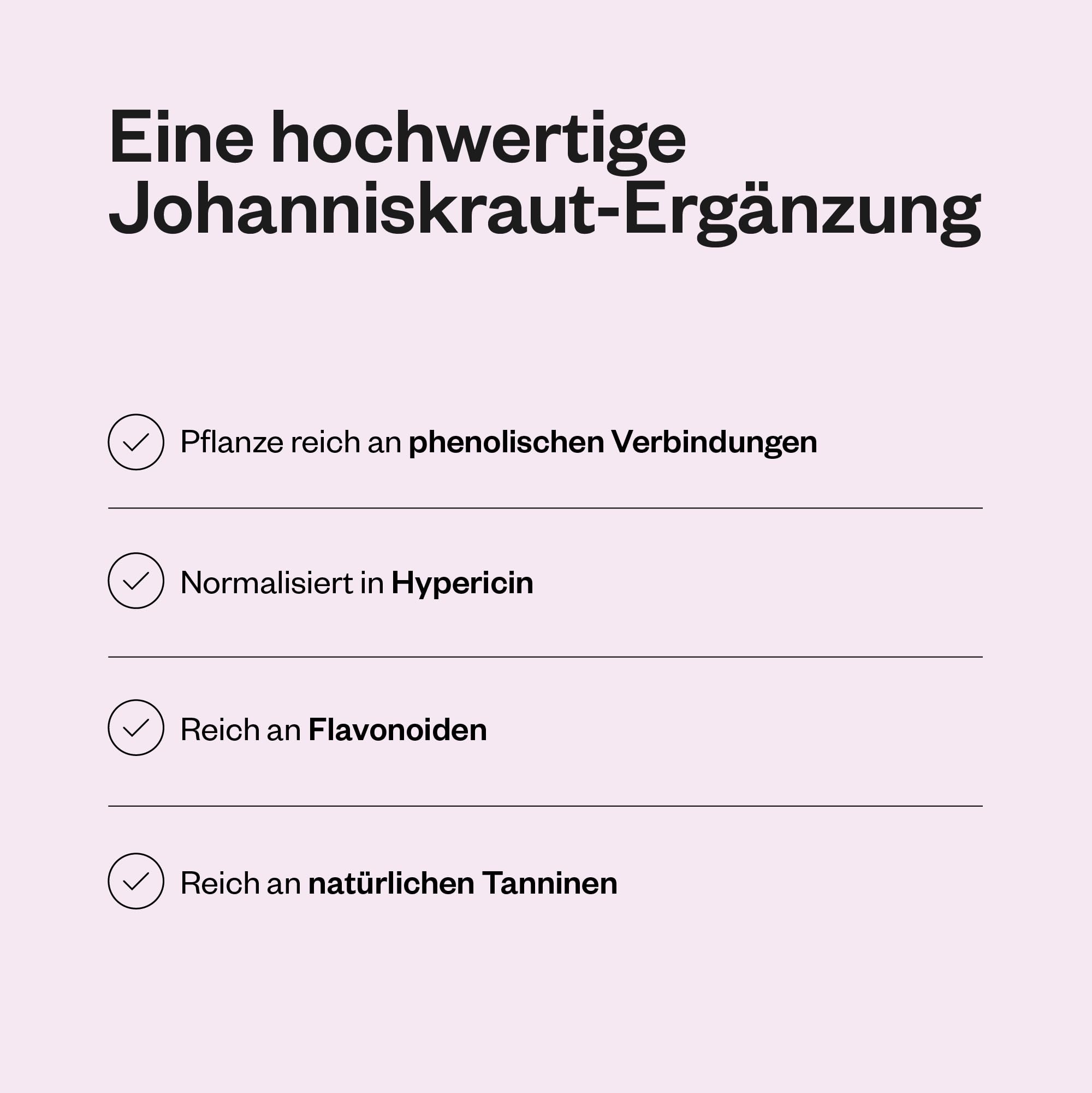 St. John's Wort Extract - Johanniskraut extrakt - Hypericin-Konzentrat (0,3%) - trägt zur Verbesserung der Stimmung bei - hilft bei Schlafproblemen - vegan - glutenfrei - SuperSmart