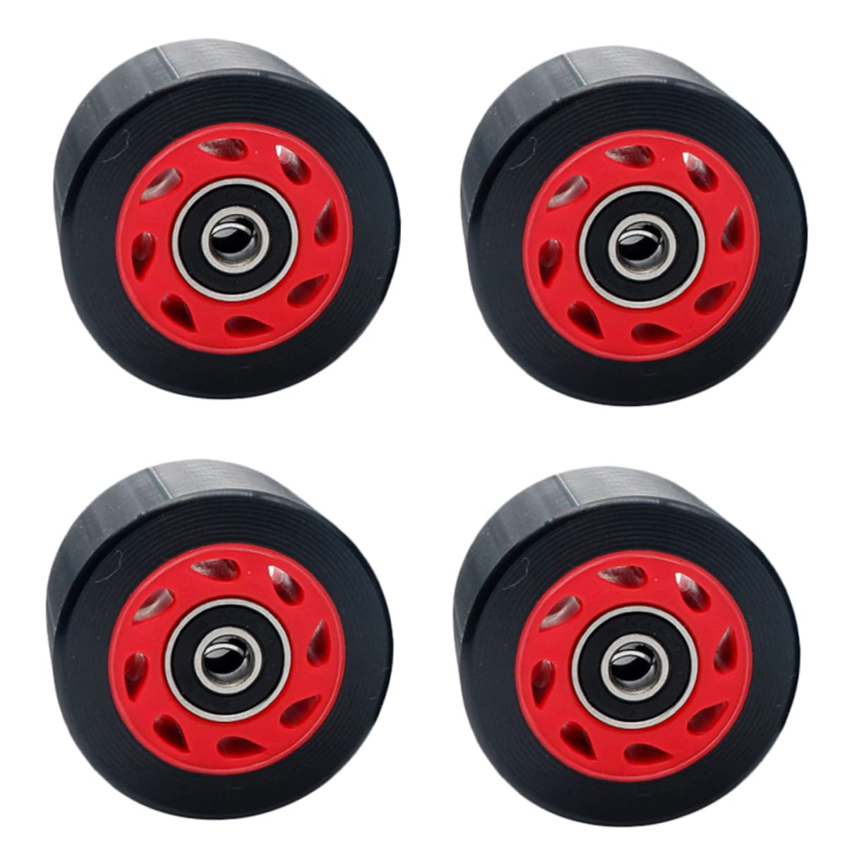 KICHOUSE Roller Skating Wheels Set Double Wheel Inline Skates Comfortable Design