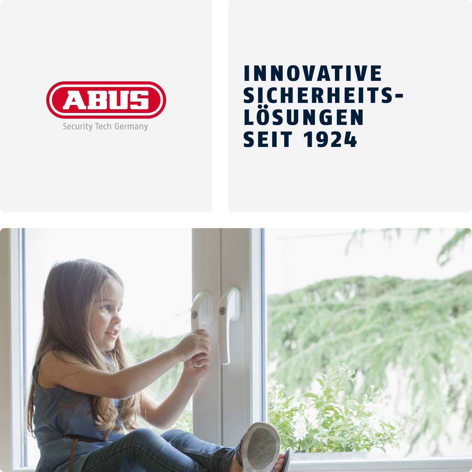Abus FG300 AL0089 - Maniglia per finestra con serratura, colore: Marrone