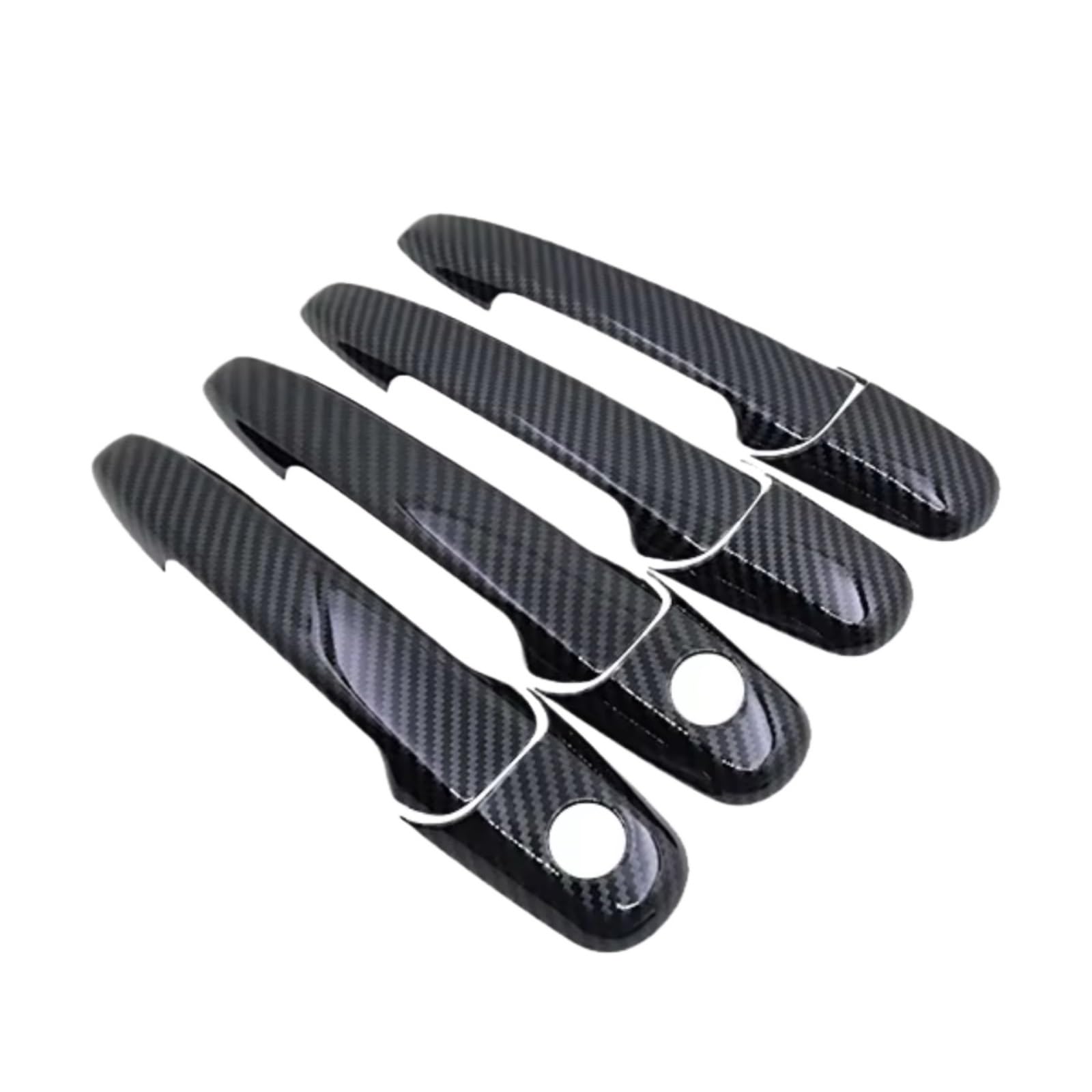 Zcxfdthf 4Handle 2 Keyholes Door Handle Covers Part Compatible With For Ranger Mk2 2006-2011 Car Door Handle Cover Protective Accessories Decor Stickers Set(4Handle 2 Keyholes)