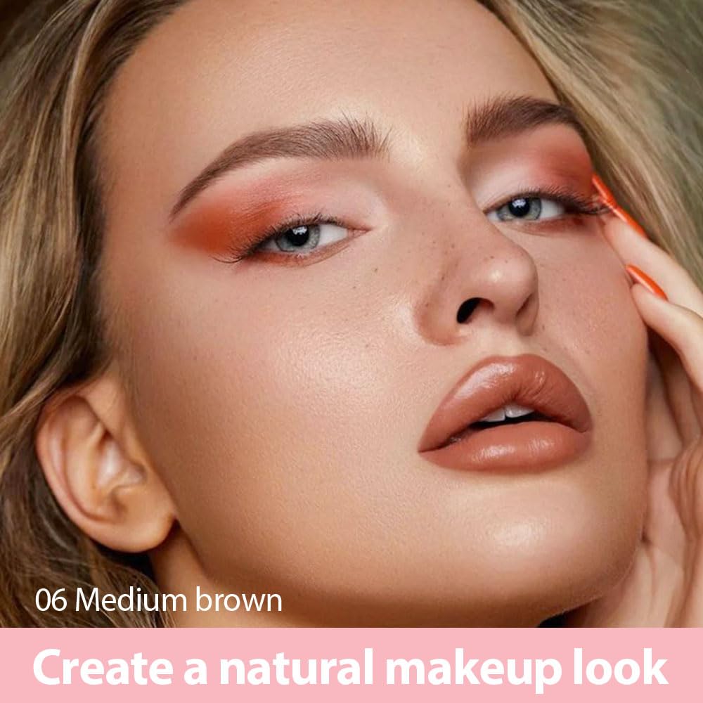 Damone Roberts Latte Eyebrow Powder Duo By Hollywood’s Eyebrow King- Long Lasting, Highly Pigmented Brow Powder For Perfectly Shaped Brows - Natural Colors, Cruelty Free Formula- Light Brown