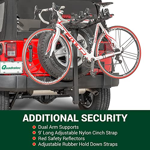 Quadratec 92034-1001 Heavy Duty Steel 4 Bike Rack Hitch Mount thumb #4