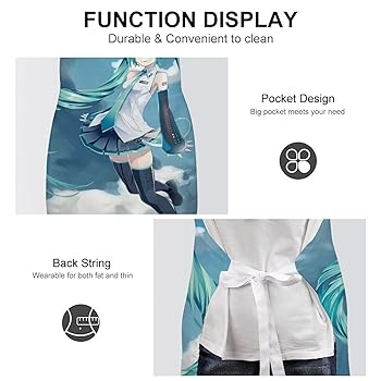 Amazon.co.jp: [Karty] 初音 ミク エプロン H型シンプルカフェ