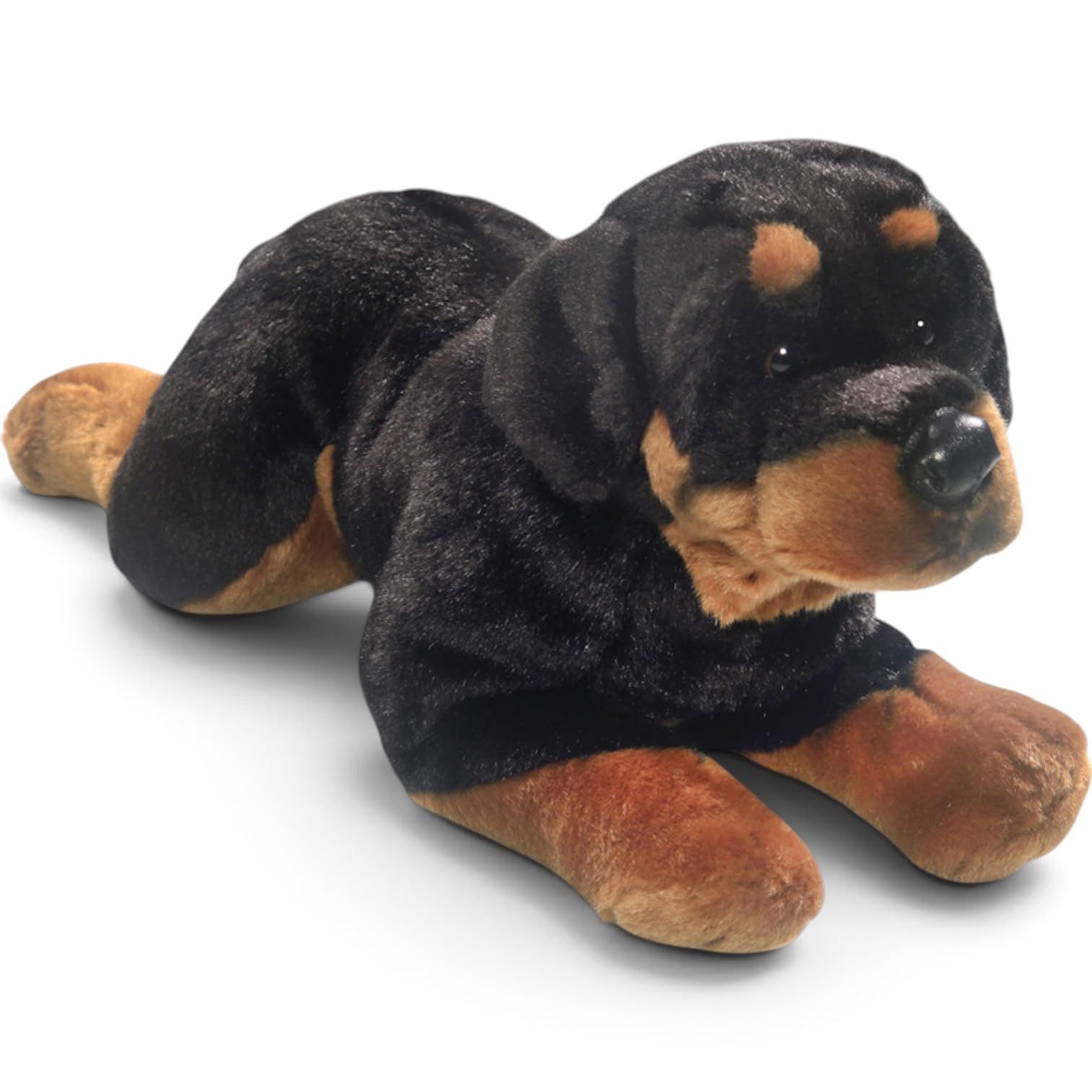 Carl Dick Rottweiler pies leżący ok. 40 cm pluszowa zabawka, pluszowa zabawka, przytulanka 3656