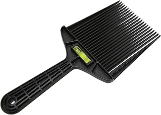 Pente de guia de topo plano, corte de cabelo preciso, alisamento de dentes, estrutura ergonômica, pente de cabelo de topo plano leve para homens para barbearias