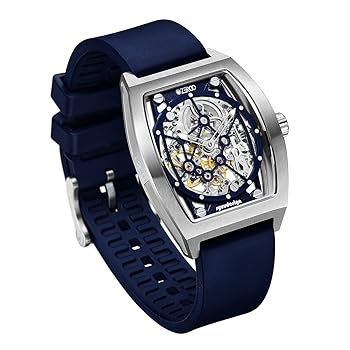 時計 ZEROO TIME M1 THE AURIGA Zeroo Time M1 Auriga Skeleton Steel and Black | King Jewelers