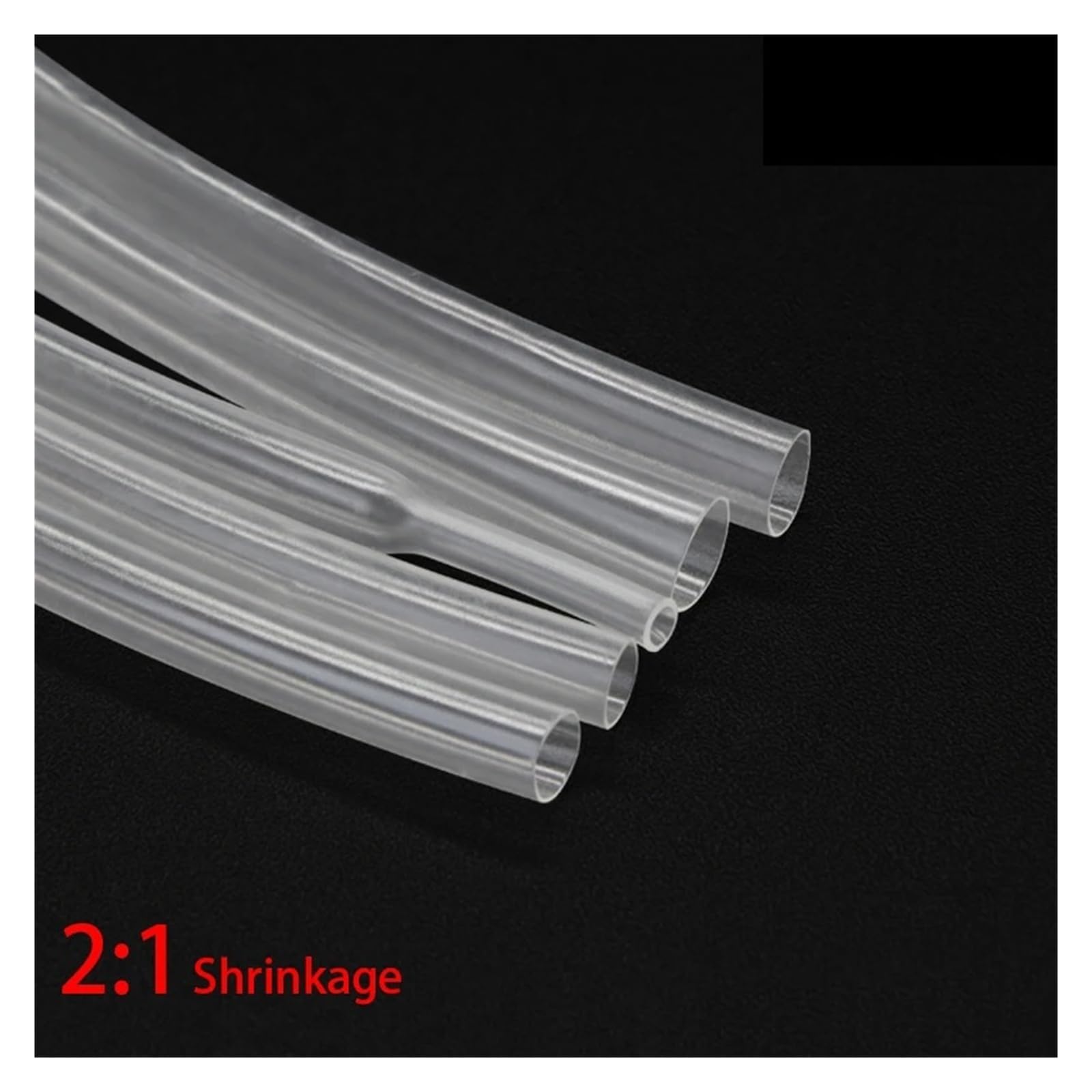Gaine thermorétractable de 1 mètre, rapport 2:1, diamètre 30-150 mm