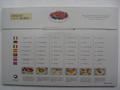 Miniatura 4 de Tabla de cortar de queso de vidrio templado de 12x8 para cocina, barra de arte, preparación, color naranja