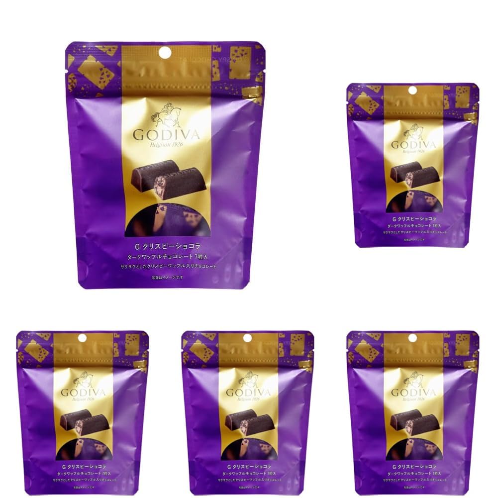 GODIVA(ゴディバ) クリスピーショコラダークワッフルチョコレート7粒入