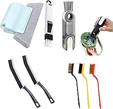 5 PCS Sliding Window Groove Cleaning Brush and Wire Brush Cleaning Tool, Window Slot Door Track Gap Dust Cleaning Brush (5 Cleaning Combo)