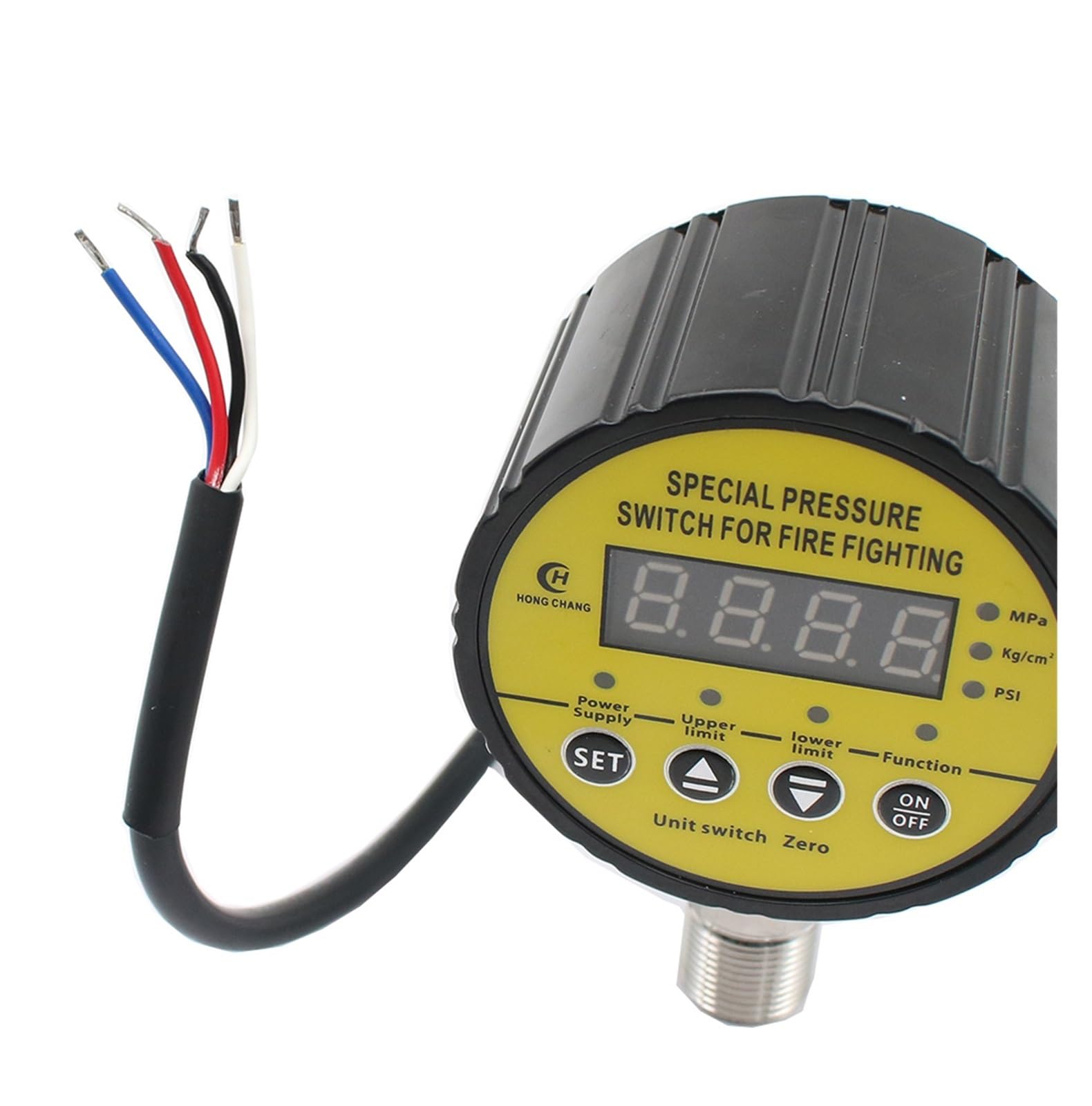 HC-Y810 220 AC 1MPA 5MPA 10MPA 30MPA hydrauliczna sprężarka powietrza cyfrowy przełącznik ciśnienia M20 x 1,5 G1/2 G1/4 konfigurowalny (gwint G1-2,0-0,16Mpa)