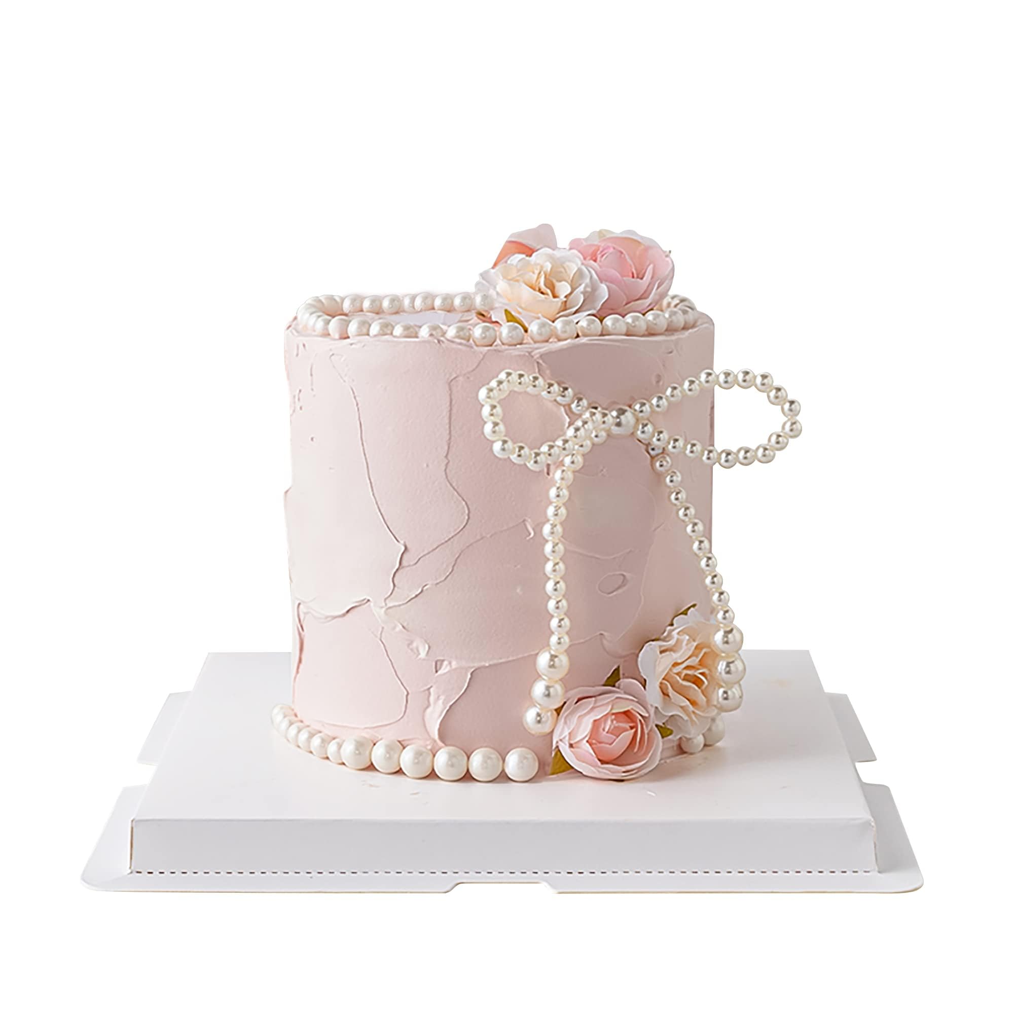 Filet de décoration de gâteau marguerite, filet de résine rouge, enfichable, fête d'anniversaire, Dessert, décoration de Table, cadeau de décoration de fête / Articles de fête