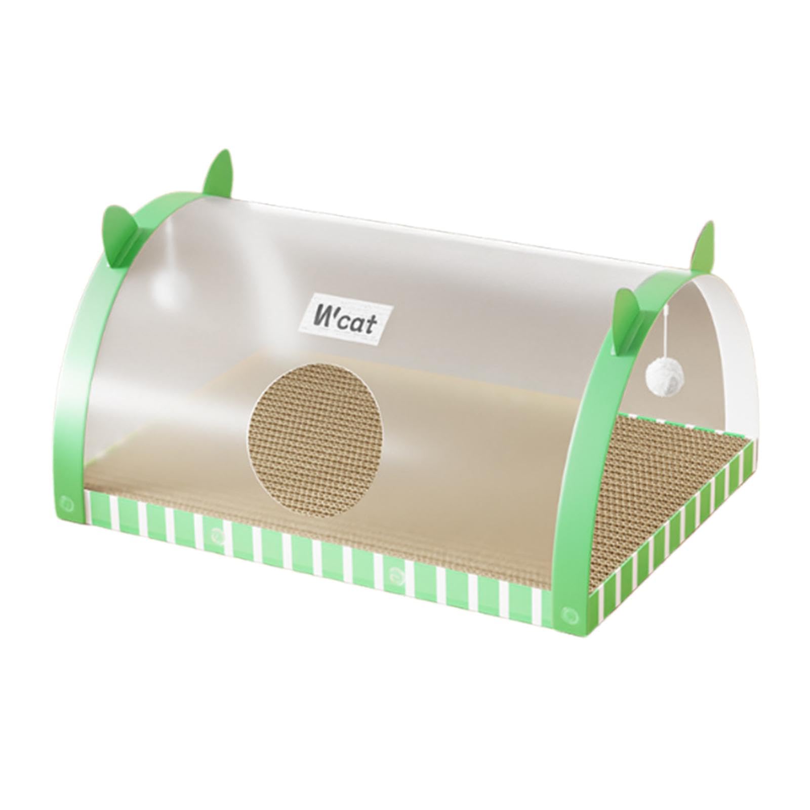 KESOTO Cueva para Gatos Y Juguete Interactivo en Formato, Green and L