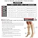 Truform 30-40 mmHg Compression Stockings for Men and Women, Knee High Length, Closed Toe, Beige, Large