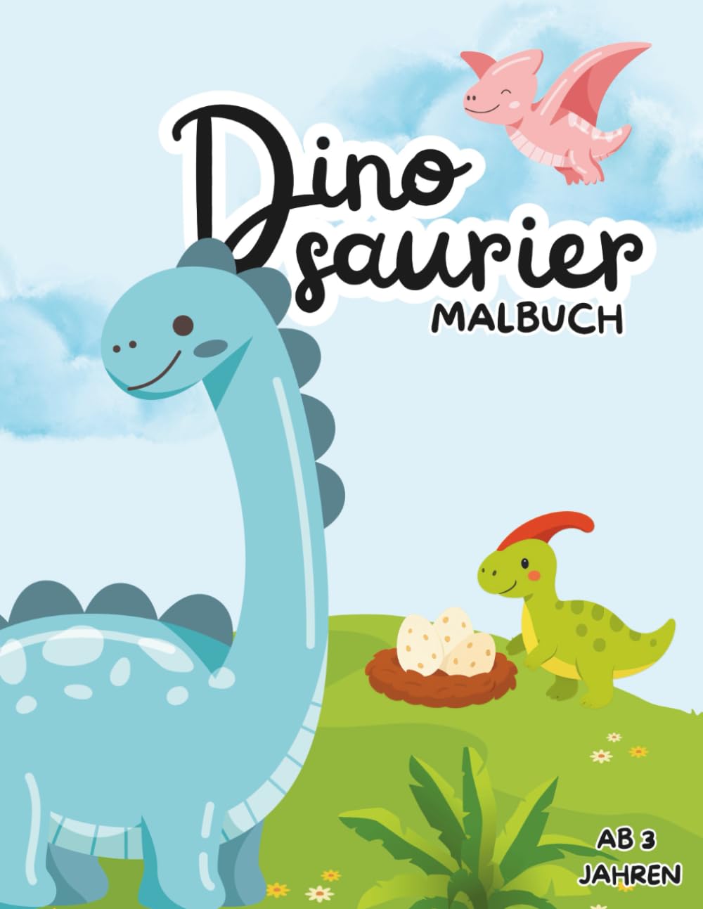 Kleine Entdecker – Dinosaurier: Auf den Spuren der Dinosaurier | Großflächige Motive zum Ausmalen für Kinder ab 3 Jahren