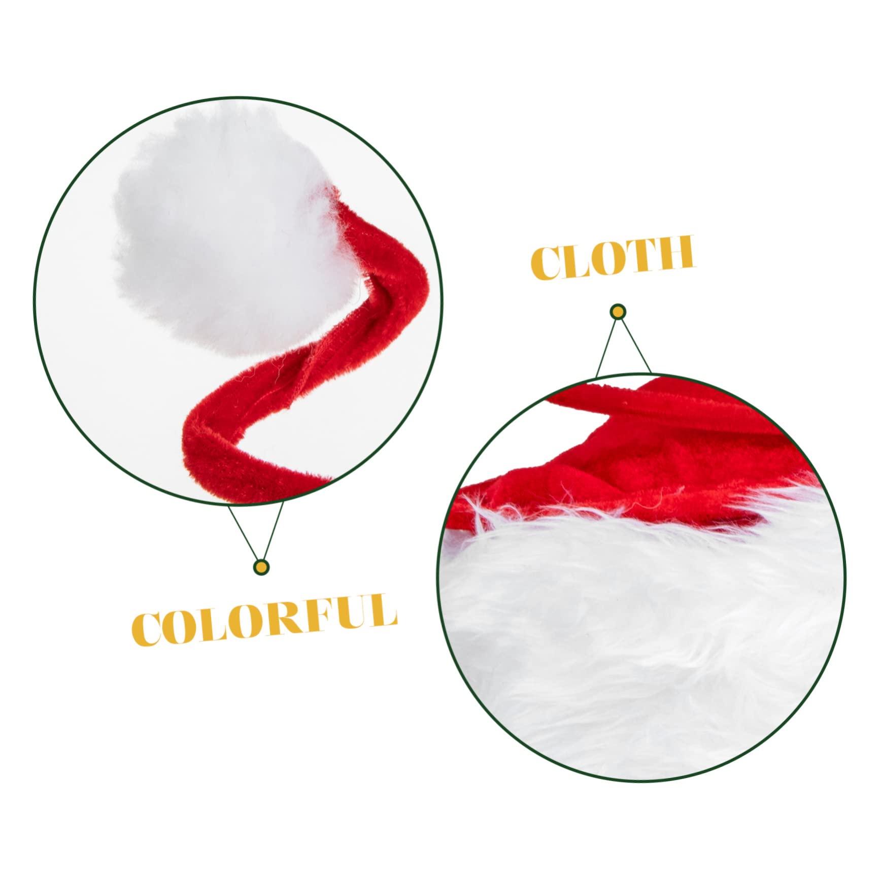 5 Uds Sombrero De Primavera De Navidad Divertido Sombrero De Navidad De Papá Noel Con Resorte De Bobina Diseño Elástico De De Elfo De Papá Noel