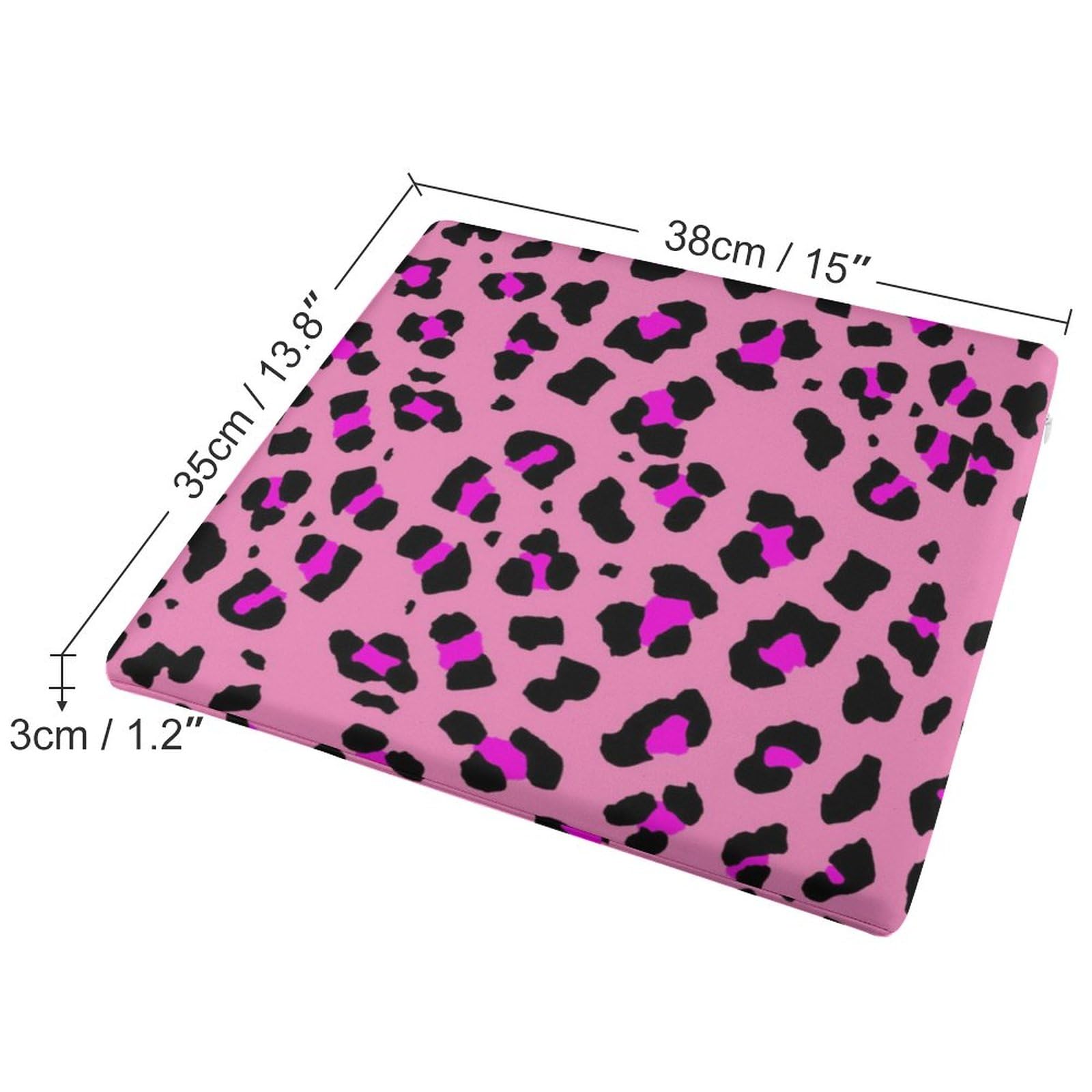 Amazon.co.jp: 座布団 クッション ピンクのヒョウ柄 ざぶとん シート