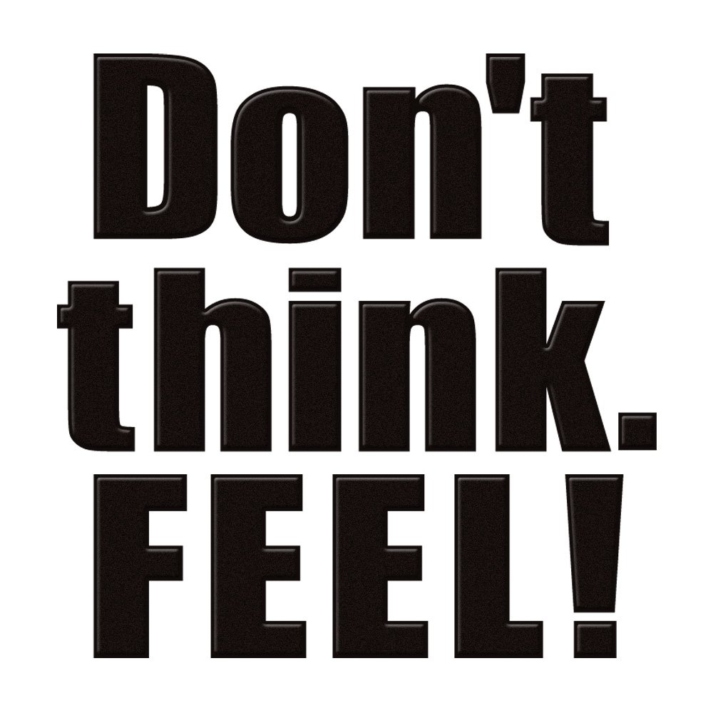 Amazon.co.jp: 蒔絵シール 文字 「Don't think FEEL 黒」 : おもちゃ