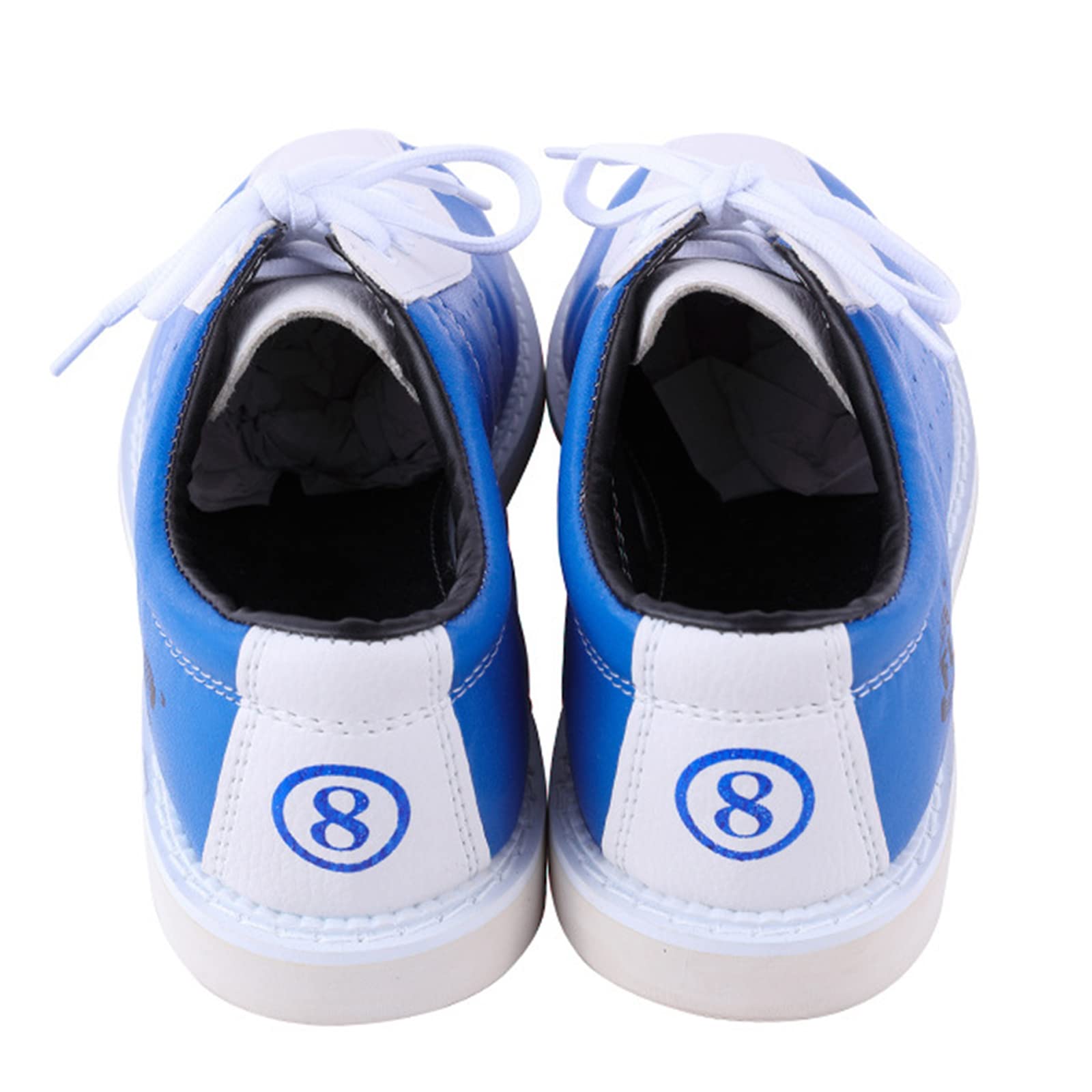 Unisex Bowling -Schuhe Weit Sitzende Rasenschalen -Trainer Leichte Schalen -Turnschuhe,Blau,39 EU