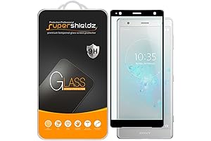 Supershieldz Sony Xperia XZ2 Compact Case Anti-Scratch Tempered Glass Screen Protector with 3D Curved Edges