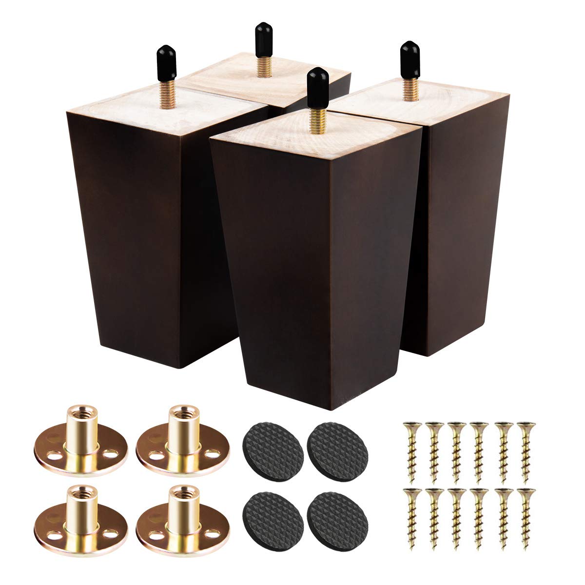 Vintage Furniture Legs Replacement Legs Foot Stool Legs Ottoman Legs