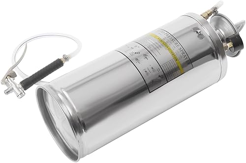 Miniatura 8 de Pulverizador de acero inoxidable de 1.5 galones, juego con varilla y mango de 19.6 pulgadas y manguera reforzada de 3.9 pies, pulverizador de bomba