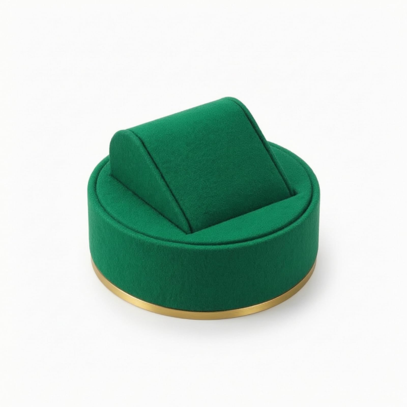 WZGWDC Présentoir à Bijoux présentoir à Bijoux Robuste avec Garniture dorée Organisateur de Cercle Anti-Rayures pour la Photographie de Produits, Style D