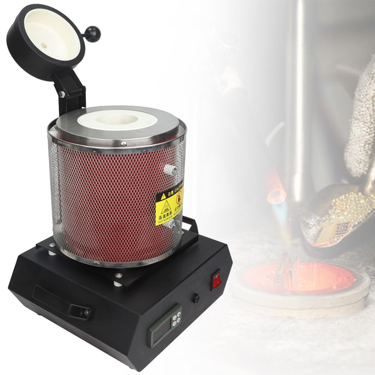 Amazon.co.jp: 金精錬所、電気溶解炉、金溶解炉 1150℃デジタル