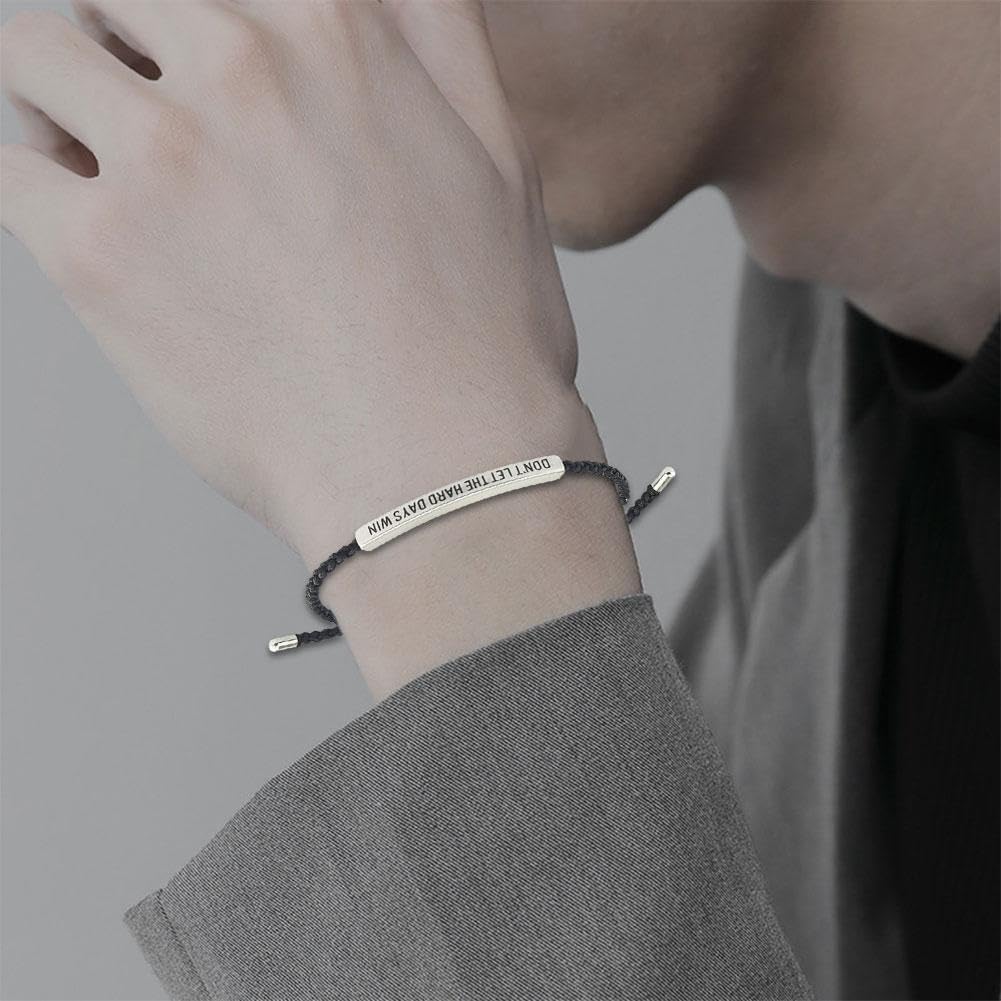 Rond Gevlochten Leren Armband bruin - | Handgemaakte Heren Armbanden van Leer