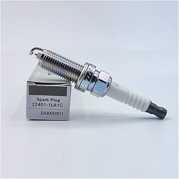 りー New 22401-ED815 Spark Plugs LZKAR6AP-11 For Nissan March Qashqai
