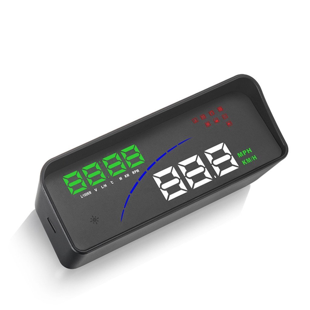 Saldi GEYIREN M8 HUD Visualizzazione a testa alta per auto OBD2 II EUOBD con sistema di avviso