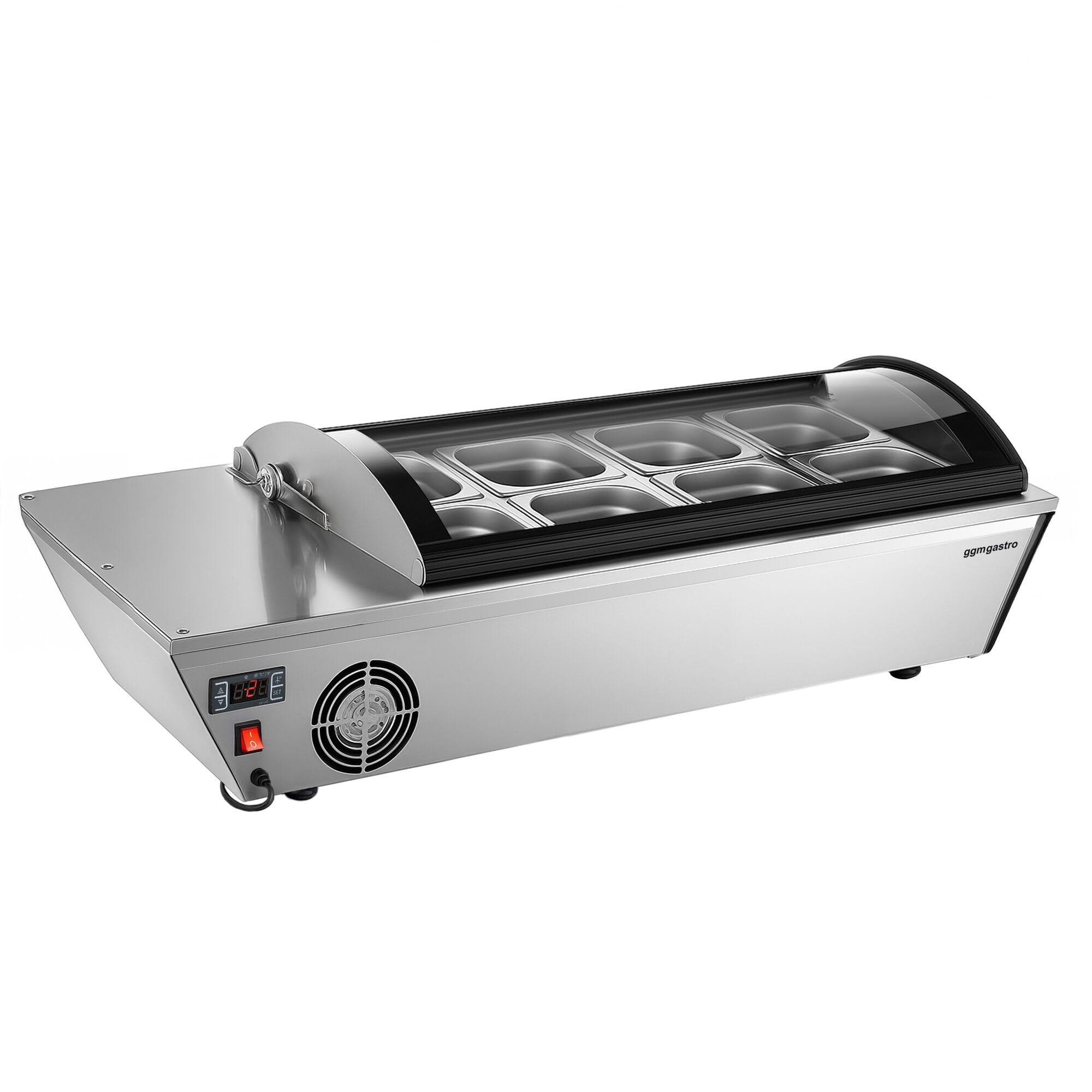 GGM Gastro | VDNR1043 | Tisch-Kühlvitrine/Aufsatzvitrine - 67 Liter - 1030mm - für 8x GN 1/6 oder 4x GN 1/3