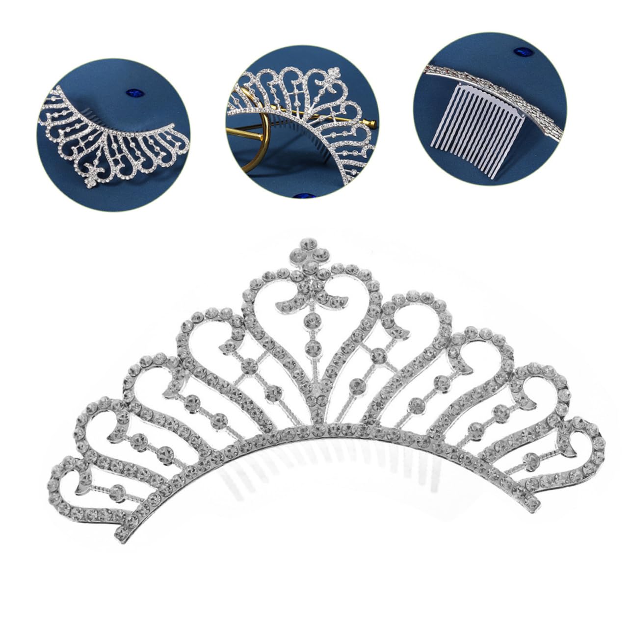 FRCOLOR Lot de 5 Épingles à Cheveux Élégantes en Alliage pour Mariée Idéales pour Un Enterrement de Vie de Jeune Fille Une Soirée entre Filles.