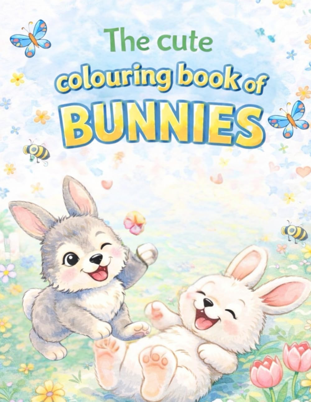 The Cute Colouring Book Of Bunnies