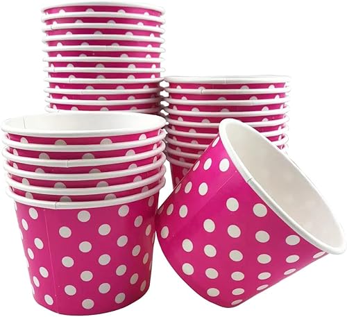 Miniatura 3 de MMvolesy Tazas de helado de arcoíris de 6 onzas tazas de postre desechables cuencos de helado para alimentos fríos o calientes tazas de postre de