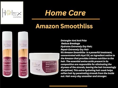 Miniatura 7 de Acondicionador Tienda Smoothliss - Fabricado con aceite de acai y aminoácidos esenciales, limpieza, suavidad, vitalidad, reducción del
