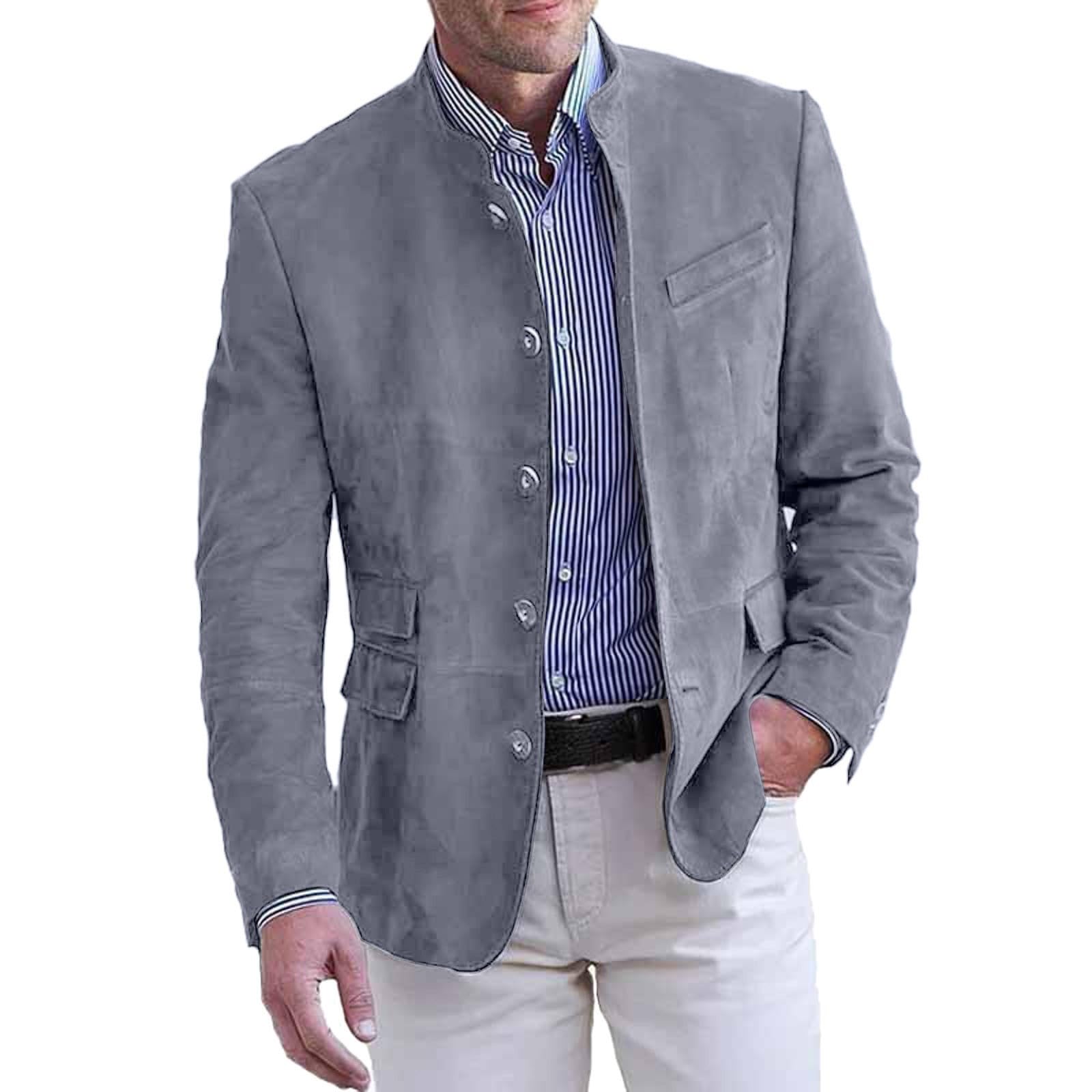 C'est TT Trachten Strickjacke Herren Trachtenjacke Mit Knöpfen Jacke Elegante Outdoor Cardigan Fleecejacke Casual Leicht Trainingsjacke Freizeitjacke Für Oktoberfest