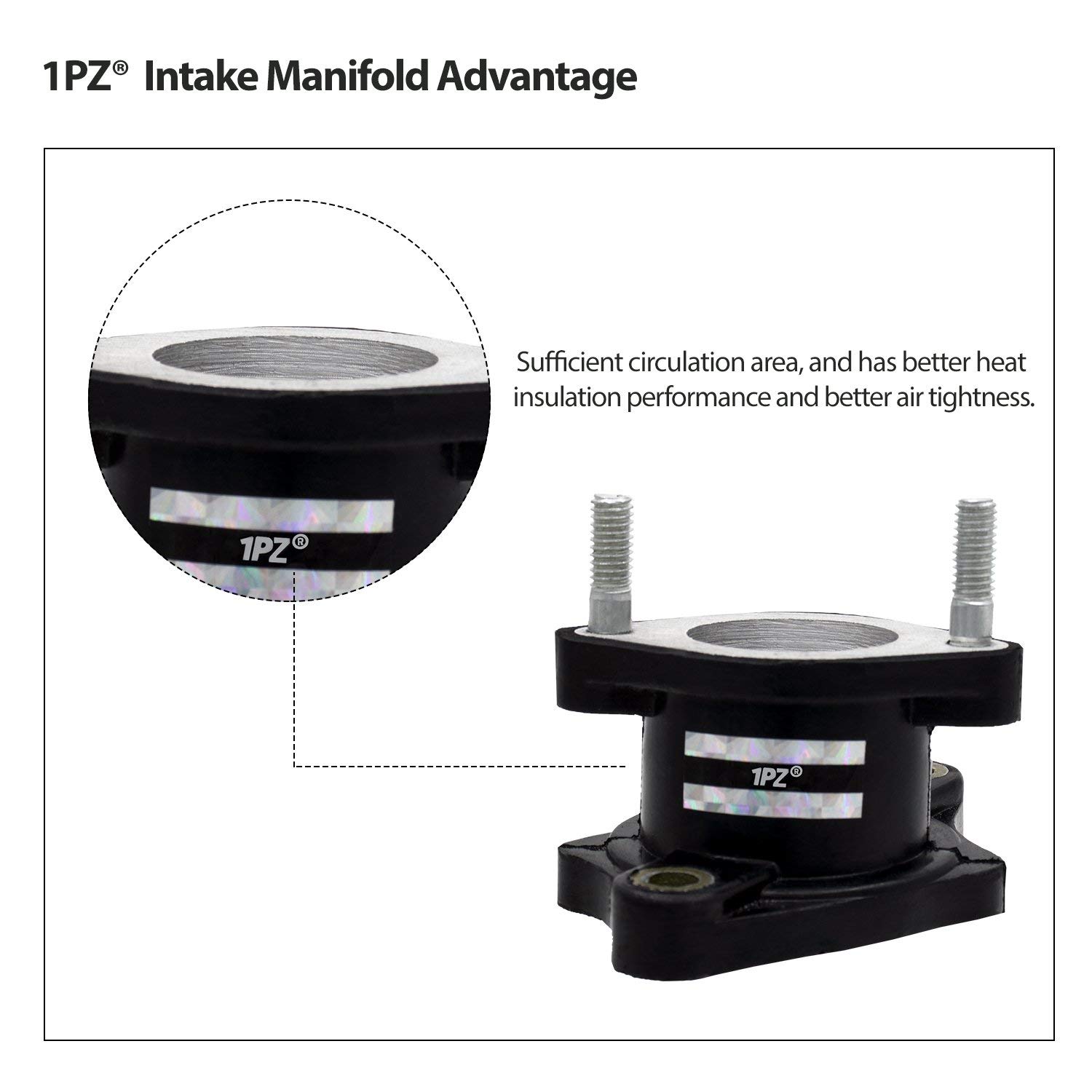 New 27mm Chinese Intake Manifold 200cc 250cc ATV Quad Dirt Bike Taotao Coolster - Foto 4