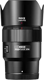 Meike 85 mm F1.8 foco automático médio teleobjetiva STM motor de passo lente retrato quadro completo compatível com câmeras Nikon Z Mount Z50, Z50II, Z5, Z6, Z7, Z6II, Z7II, Z9, Z30, Z fc